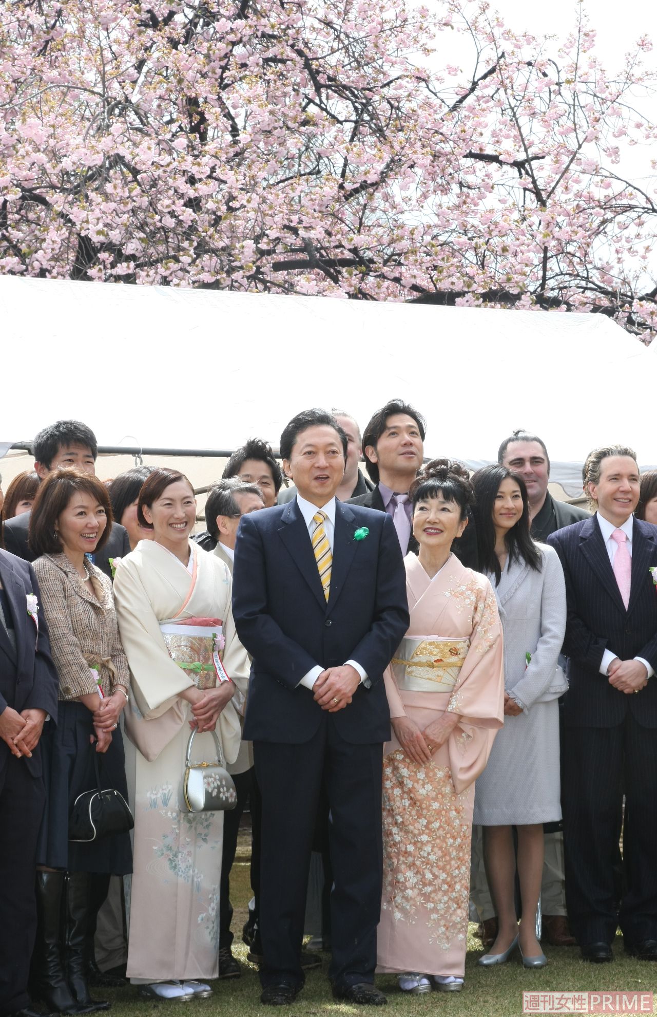 '10年4月の鳩山元首相のときは会場のムードはやや控えめだった