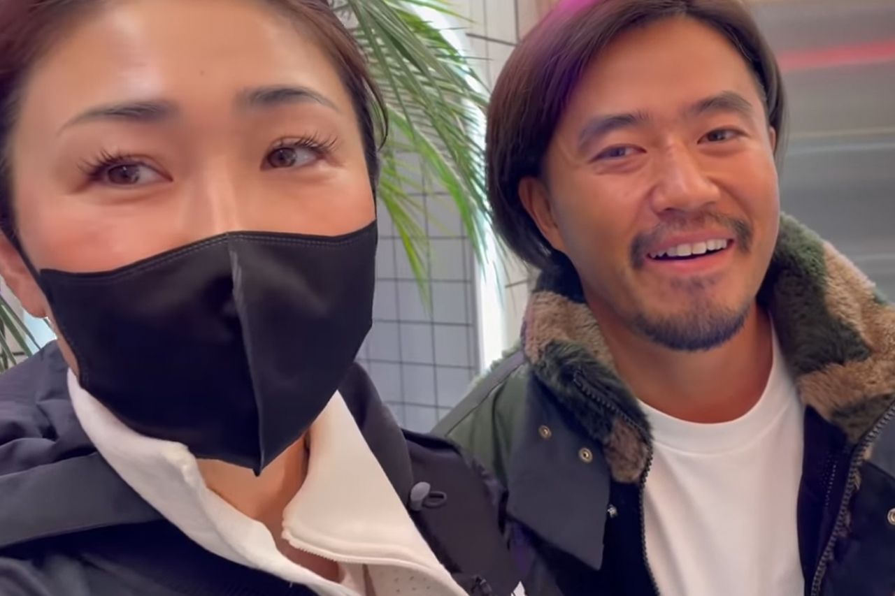 小平智と野田早人のYouTubeチャンネルに登場した古閑美保