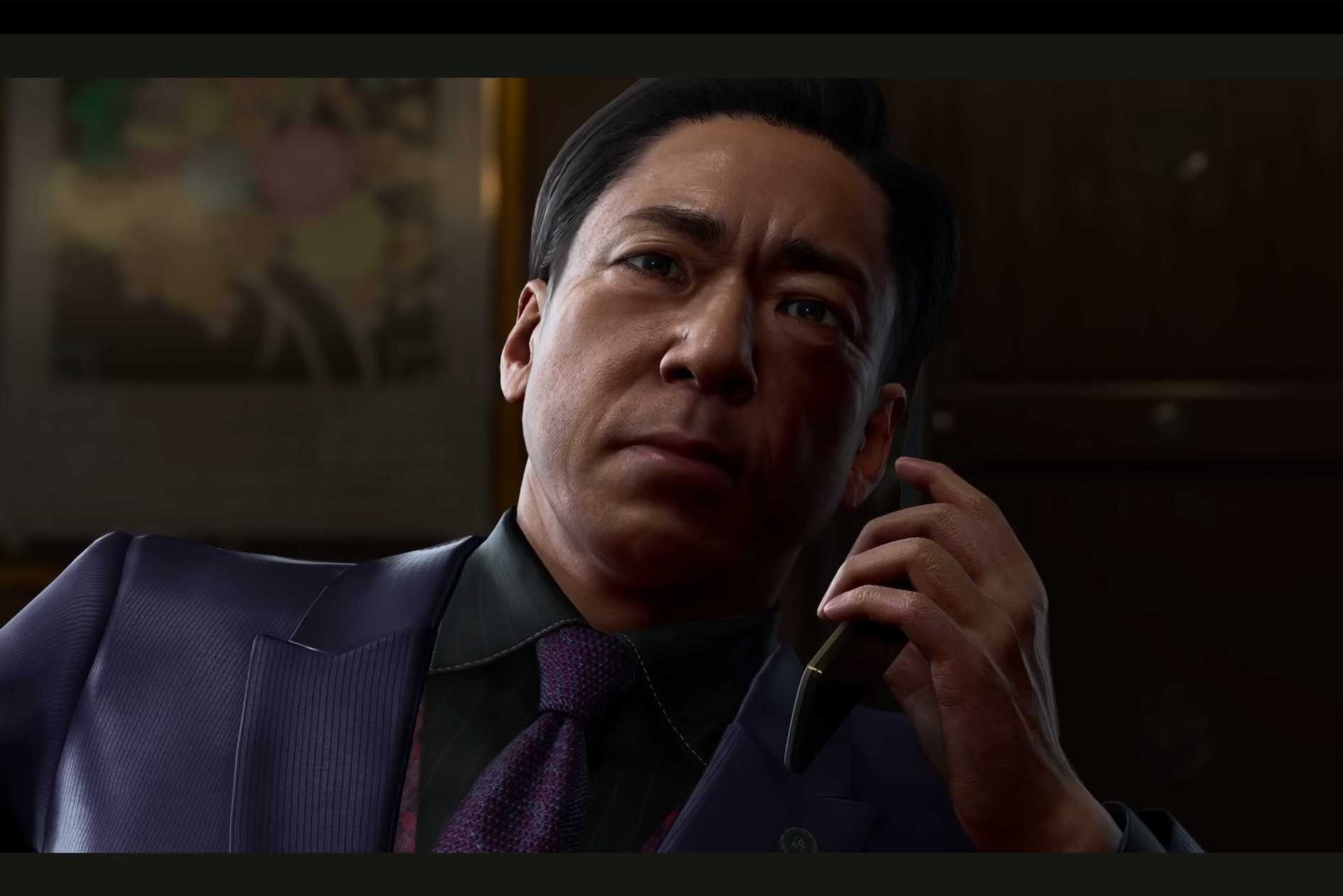 大人気ゲームシリーズ『龍が如く』の最新作『龍が如く極3』に出演する香川照之（ゲーム公式YouTubeチャンネルより）