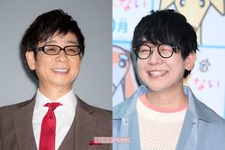 山寺宏一（左）、花江夏樹