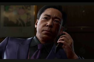 大人気ゲームシリーズ『龍が如く』の最新作『龍が如く 極3』に出演する香川照之（ゲーム公式YouTubeチャンネルより）