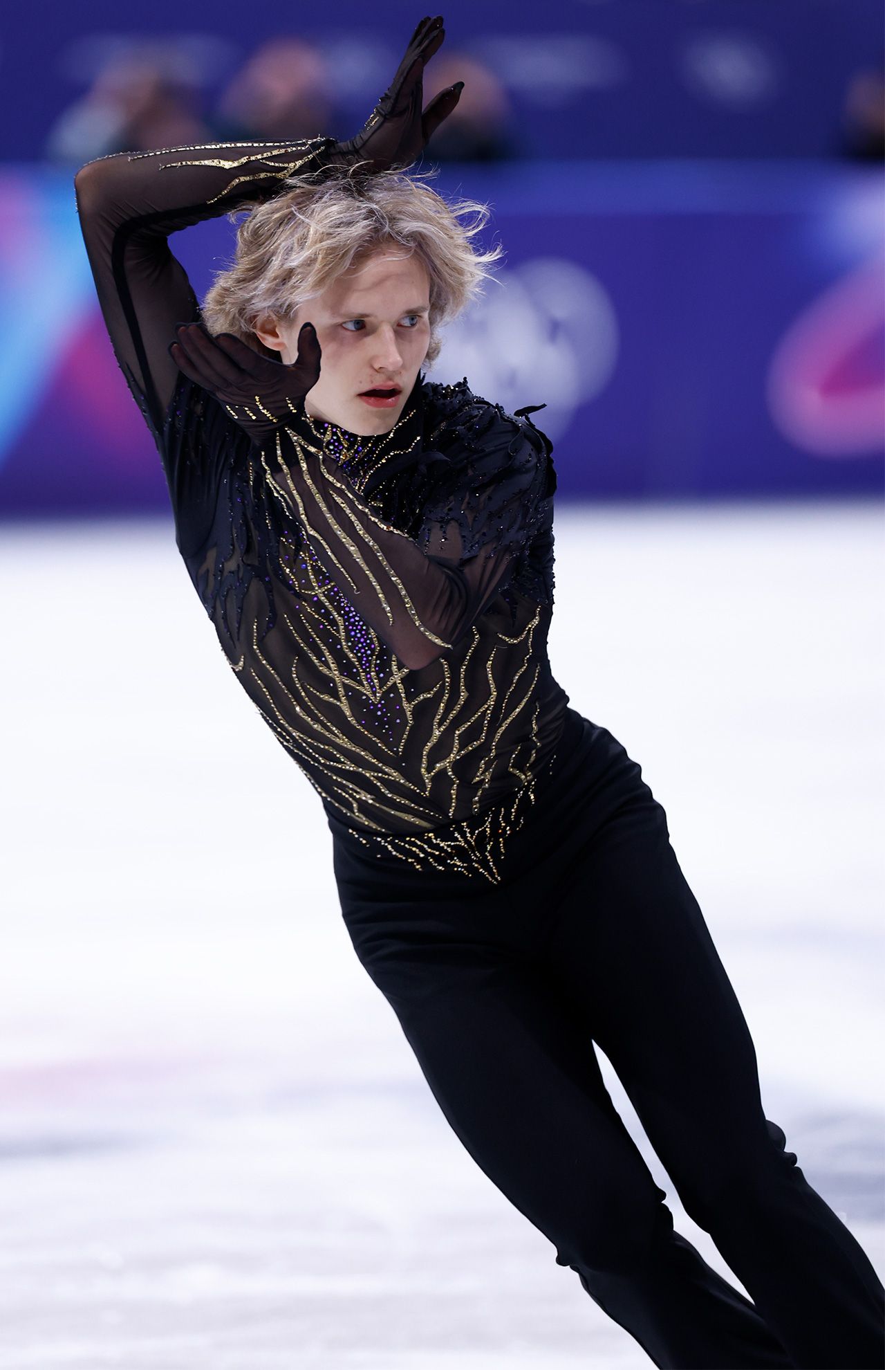 フリー演技中のイリア・マリニン選手（撮影／JMPA）