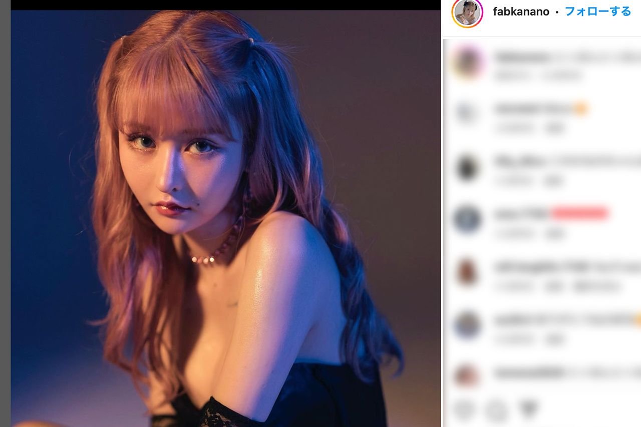 戦慄かなの（インスタグラムより）