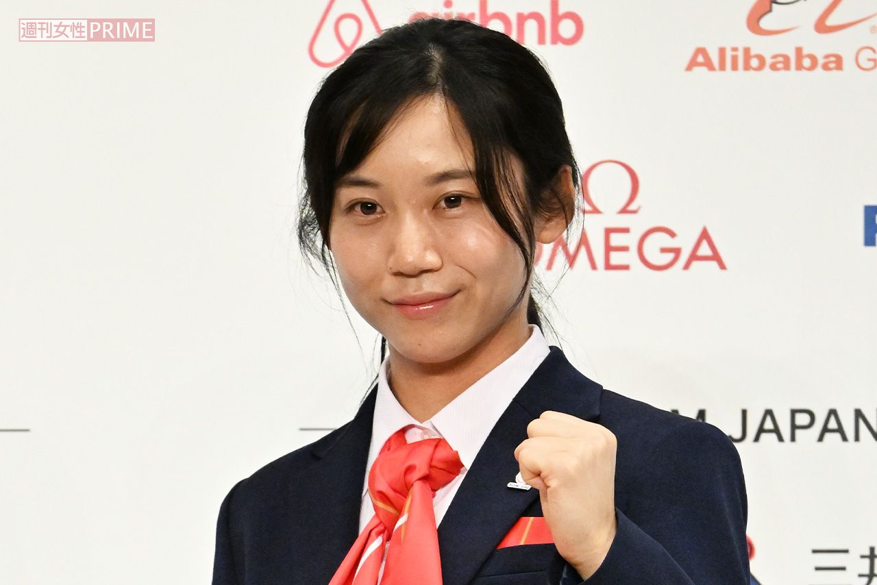高木美帆（2022年、北京五輪日本選手団結団式にて）