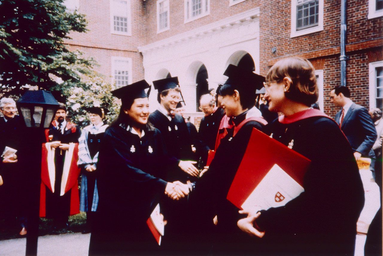 ハーバード大学卒業式に臨まれた雅子さま