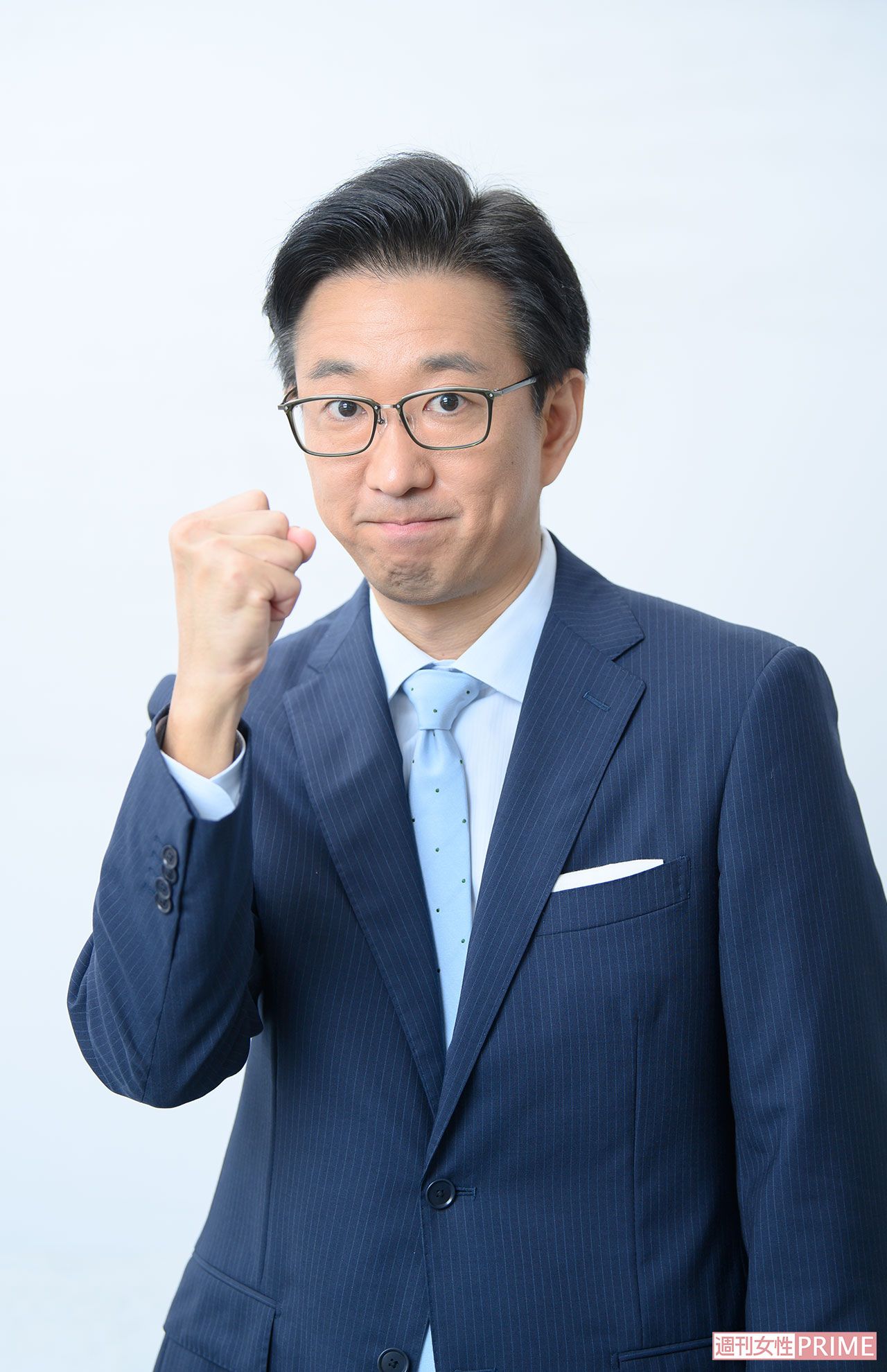  小木逸平アナ　 撮影／渡邊智裕