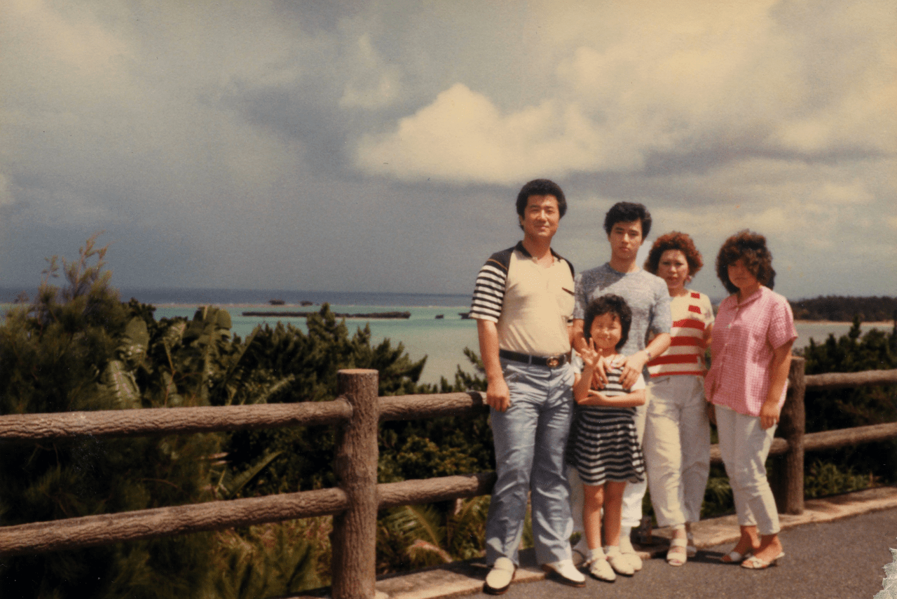 みどりさんとともに、長年金嶋さんをサポートし続けてくれている家族たち