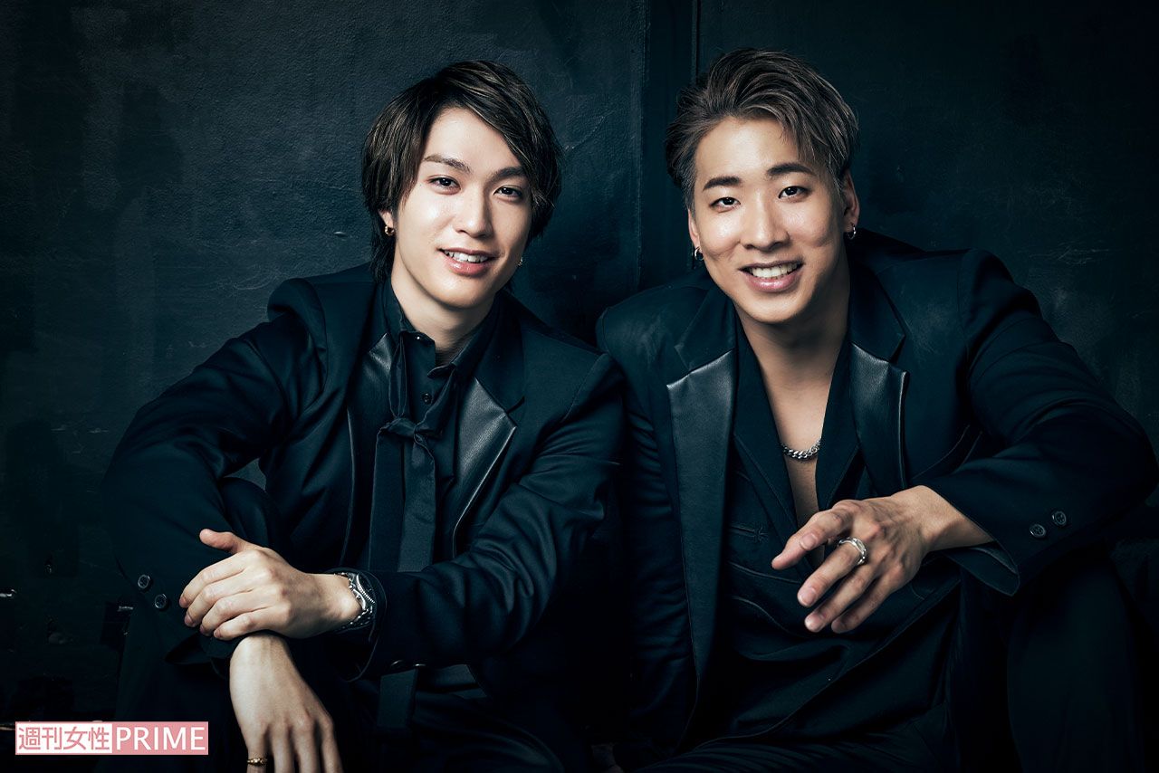 藤原樹 ×陣　撮影／廣瀬靖士