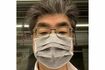 コロナ禍でマスク着用を宣言する桶田敦容疑者(本人SNSより)