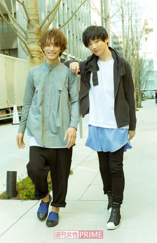 写真左から久保田秀敏、和合真一　撮影／伊藤和幸