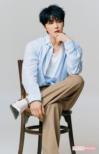 ジェジュン　撮影／Choi Seung Kwang （STUDIOESKEY） 撮影アシスタント／Rachel Choi （STUDIOESKEY）