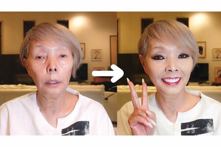 研ナオコYouTube「またメイクしてみました。」は再生回数547万回超えの大反響。お肌がキレイ、化粧でここまで変わるのかとの声も。