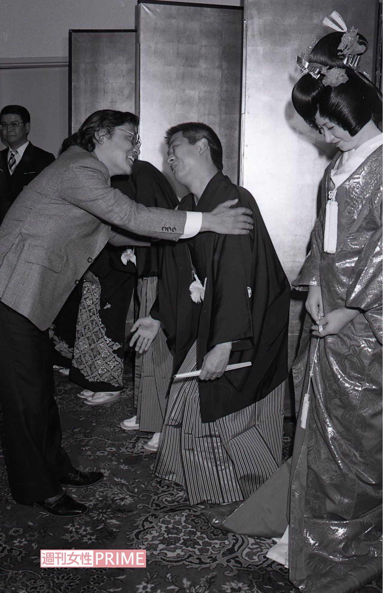 1976年1月15日、小松さんの披露宴にて。左が伊東さん