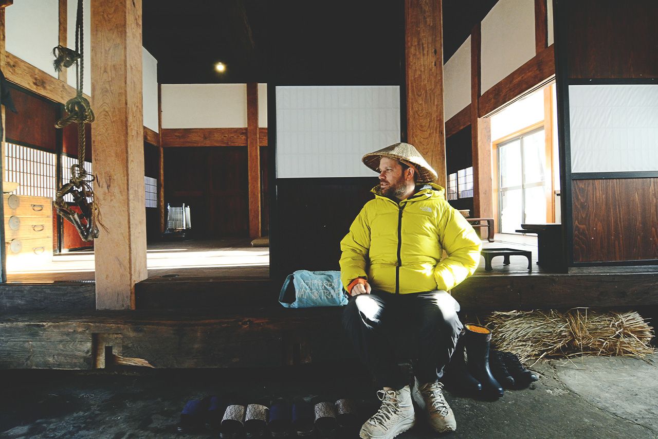 「一村貸し」で話題を集めている新潟県糸魚川市の山間地にある市野々集落にある「宿屋堂道」　写真提供／株式会社伝燈