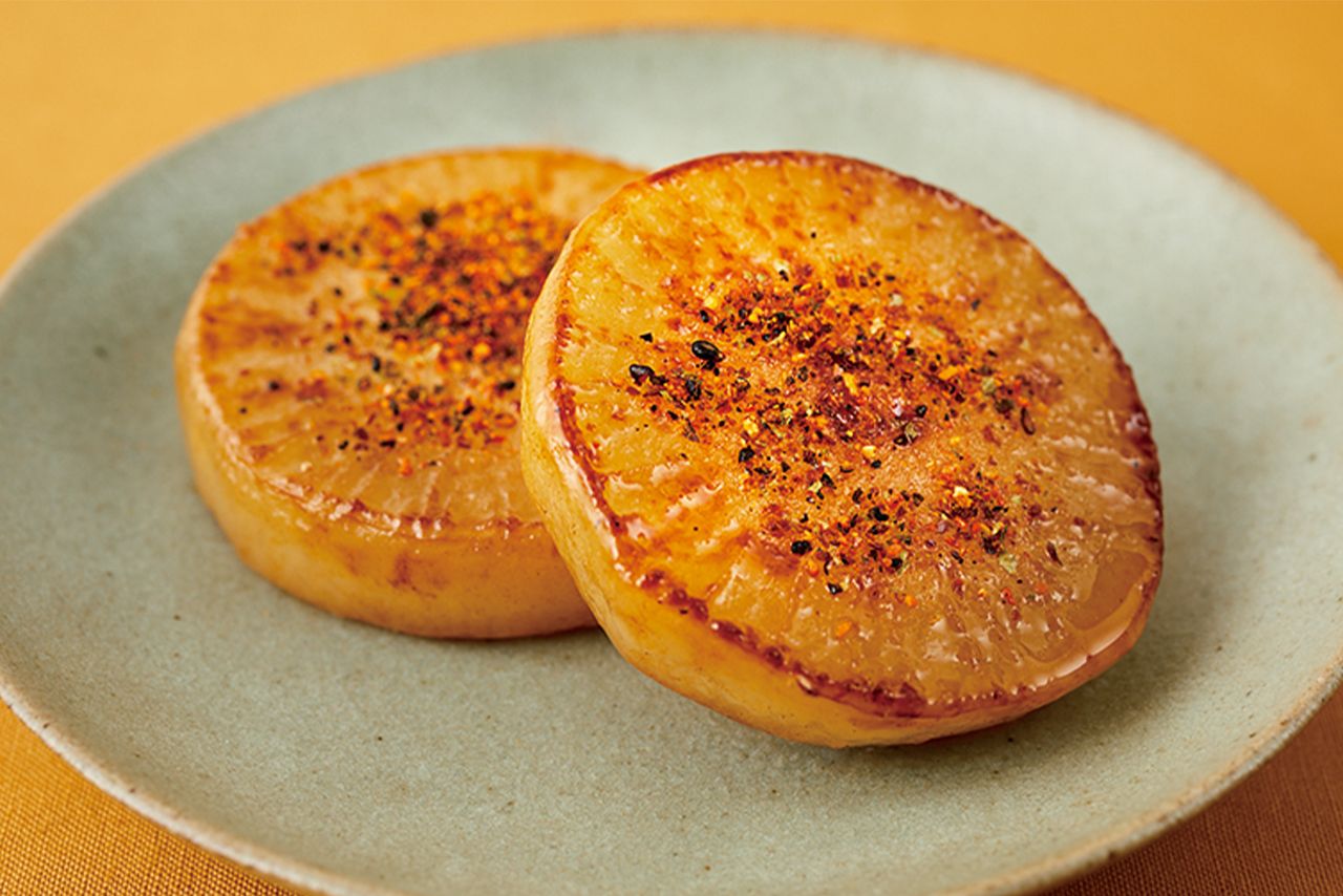 大根のスパイシーステーキ