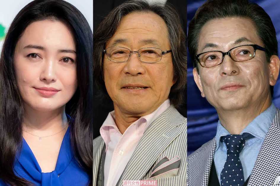 左から仲間由紀恵、武田鉄矢、水谷豊