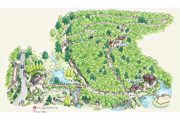 『となりのトトロ』に登場する「サツキとメイの家」も（公式サイトより）