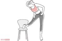 ひざ押しストレッチ