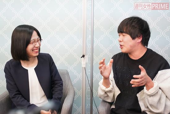 たかまつななと村本大輔のトークは大白熱！