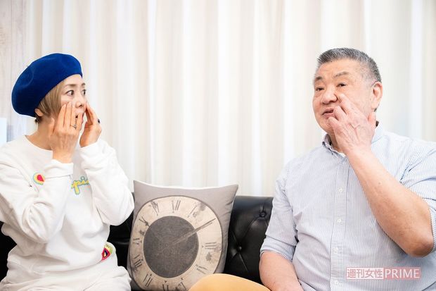 （左から）熊谷真実、清水ろっかん　撮影／齋藤周造