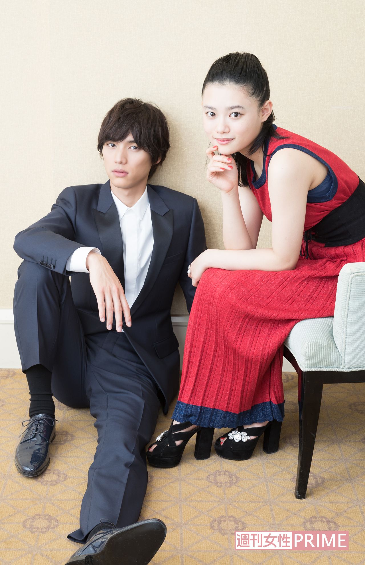 左から福士蒼汰、杉咲花　撮影／廣瀬靖士