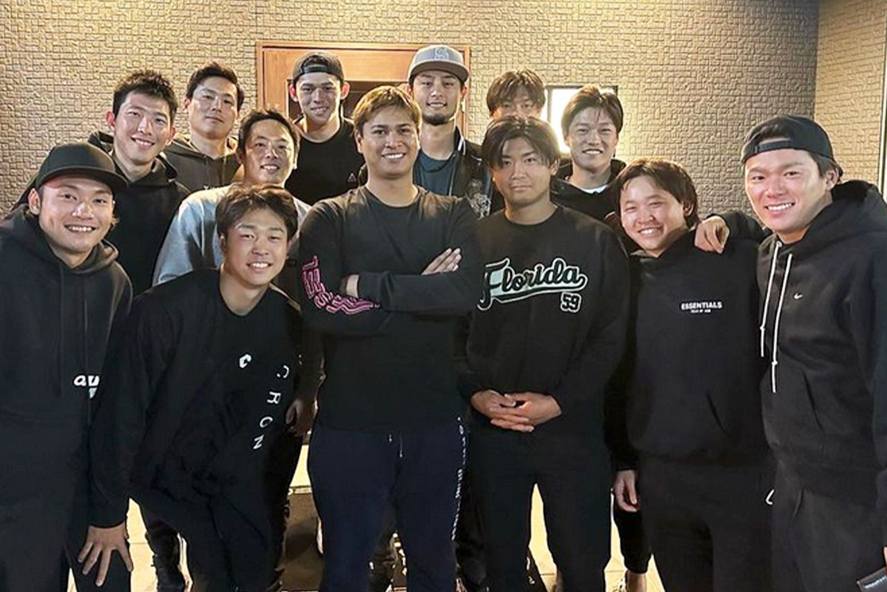 投手陣で「オリックス・宇田川優希を囲む会」への参加を報告したダルビッシュ有（公式インスタグラムより）