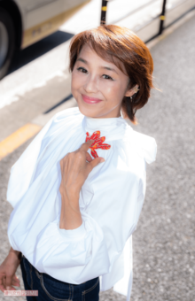 女優、准看護師・北原佐和子（撮影／佐藤靖彦）