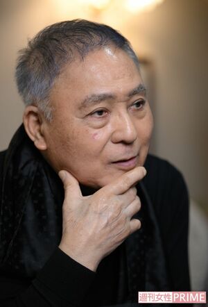 2024年11月、インタビューに答える加納典明（撮影／渡邉智裕）