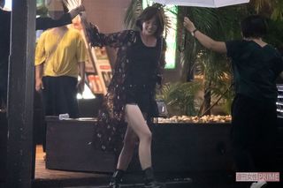 2次会の途中でタクシーに乗り帰宅した本田翼（'18年）