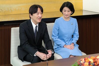 第一応接室は改修前、秋篠宮ご夫妻が会見に使われたことも（2017年撮影）