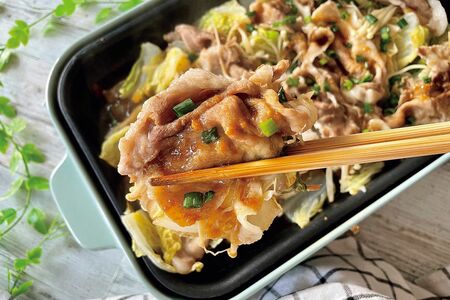 豚肉と白菜のヘルシー酒蒸し