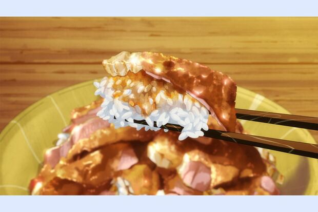 「レッドボアのステーキ丼」寄り