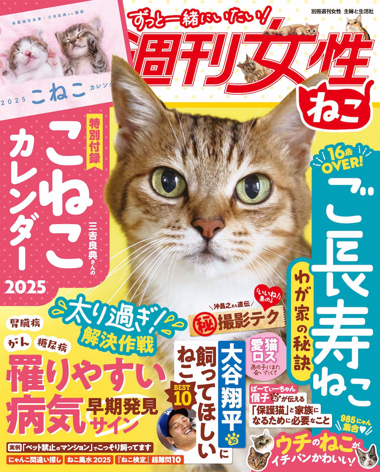 『週刊女性 ねこ』（別冊週刊女性) ※画像をクリックするとAmazonの商品ページにジャンプします。