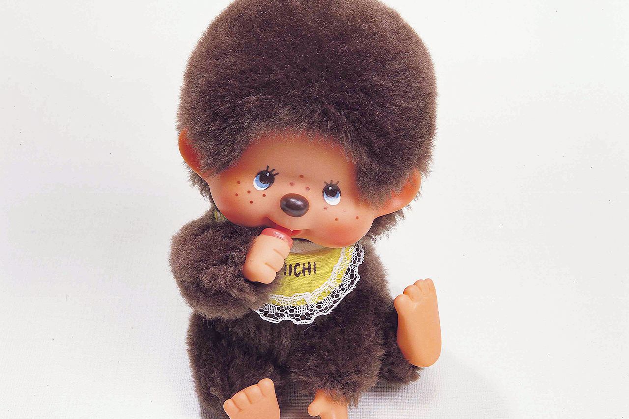 '74年、発売当時のモンチッチ。当時の瞳はブルー。ブラウンアイになったのは'85年