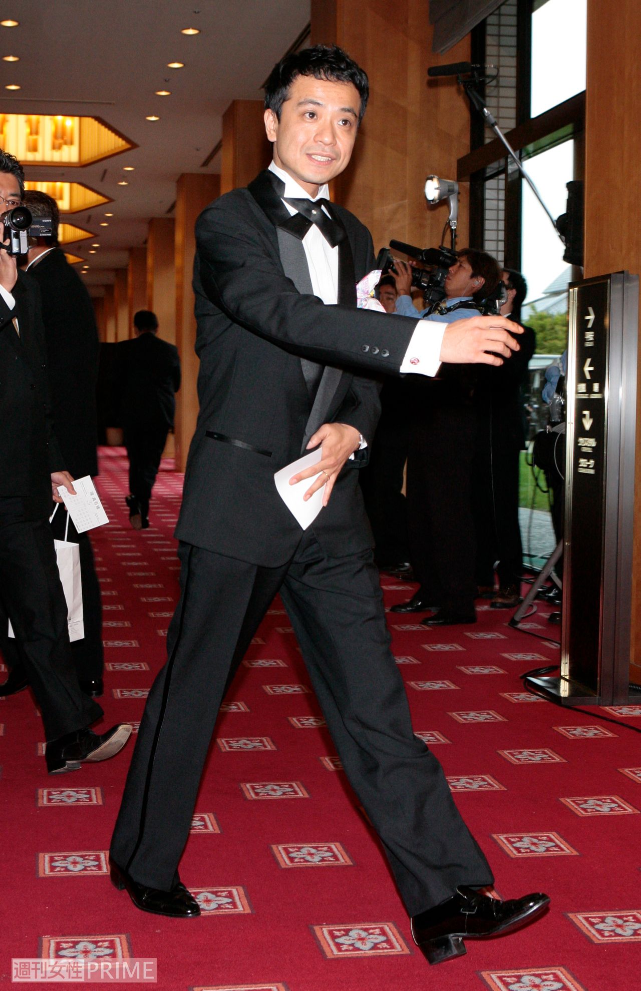 群馬県内を走る中山秀征