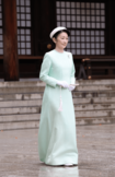 4月9日、紀子さまはライトグリーンのドレスをお召しになり、明治神宮を参拝された