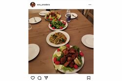 カーリング娘の勝負飯!?吉田知を中心に自炊した料理（コーチのインスタグラムより）