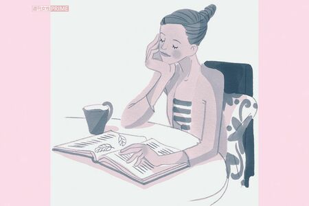 更年期の不調はどれくらい続く？　イラスト／岡本典子