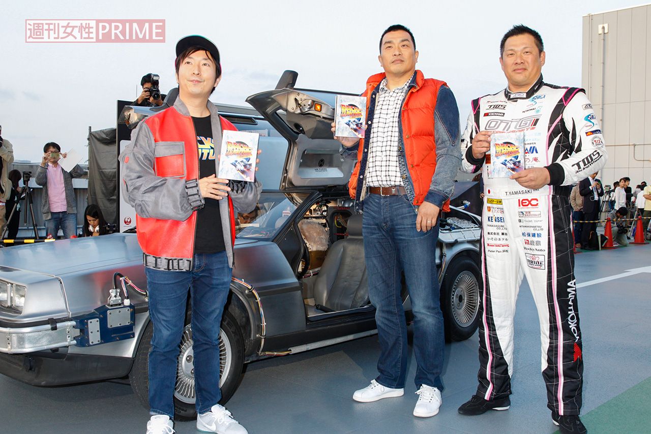 2015年、『バック・トゥ・ザ・フューチャー』30周年イベントに、山本昌氏と出席した山﨑武司氏