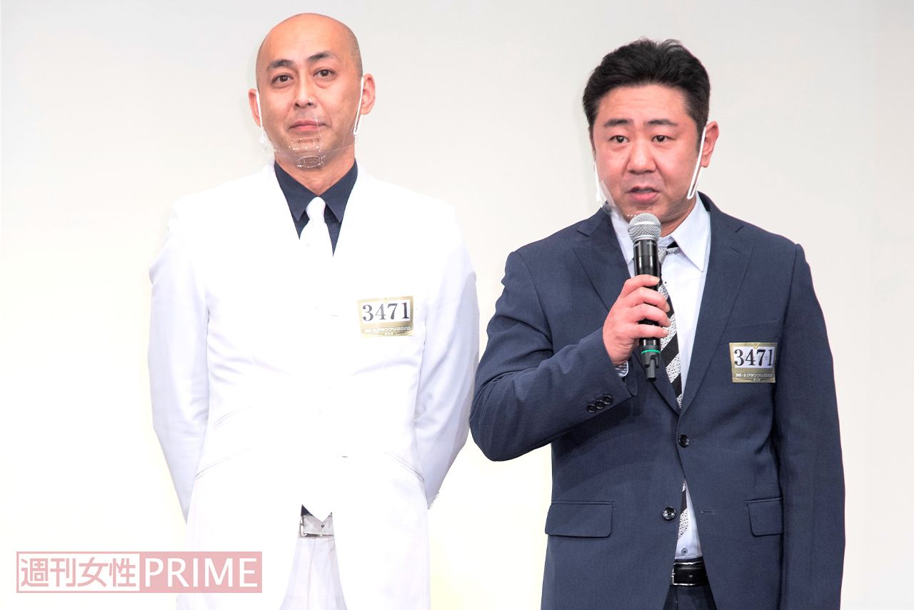 錦鯉（写真左から長谷川雅紀、渡辺隆）