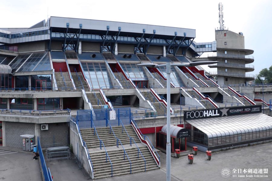 第19回世界剣道選手権大会の会場となった、イタリア・ミラノのメディオラヌム・フォーラムアッサーゴ（全日本剣道連盟のFlickrより）