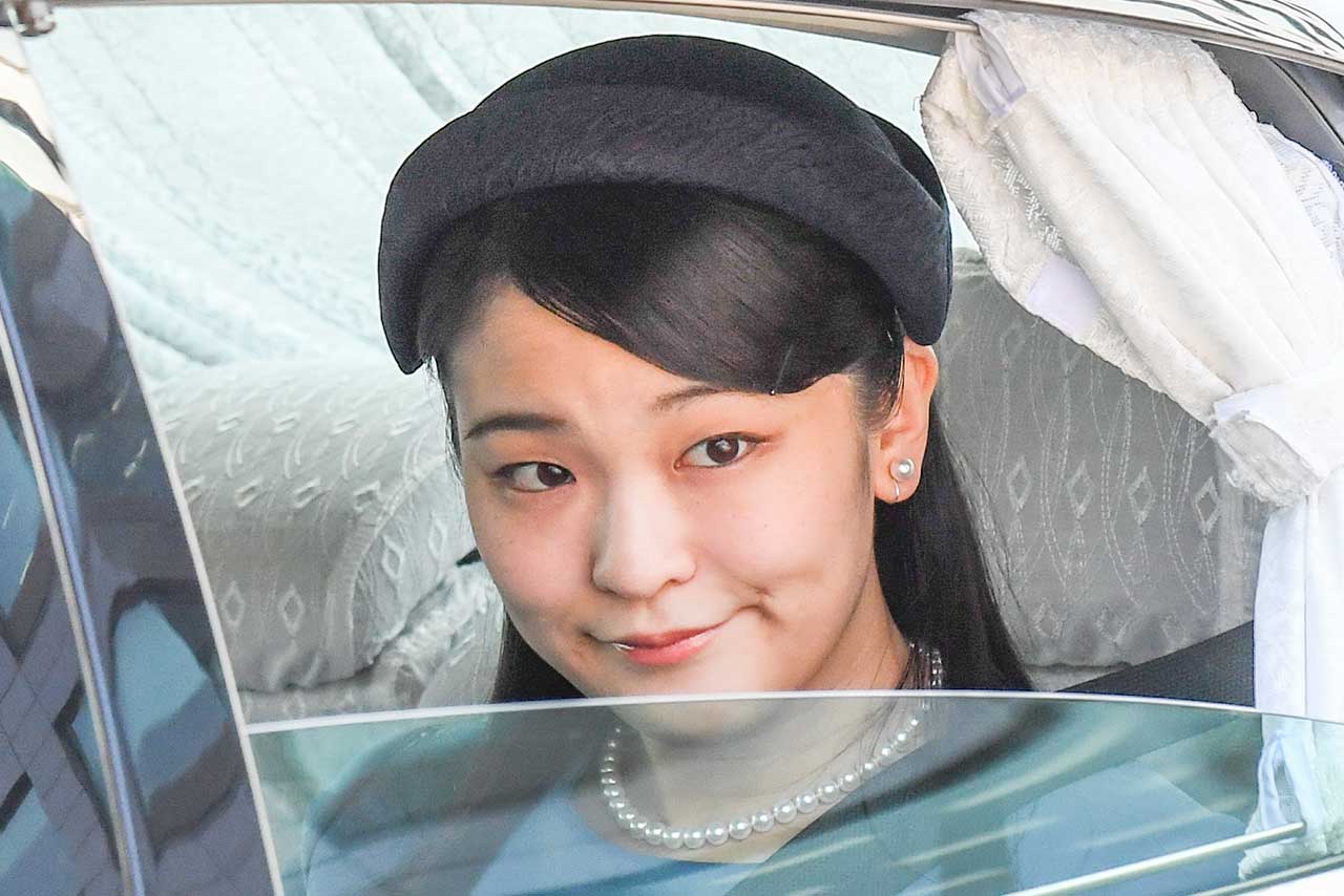 音大の卒業生による演奏会を鑑賞されるため皇居に入られた眞子さま（'19年3月20日）