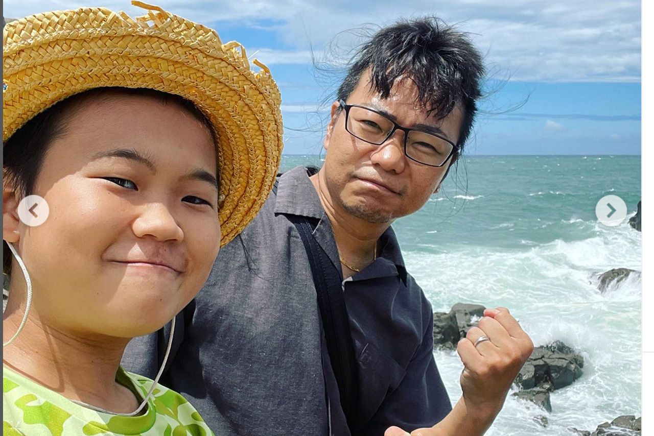 ゆたぼんと父・中村幸也氏（公式インスタグラムより）