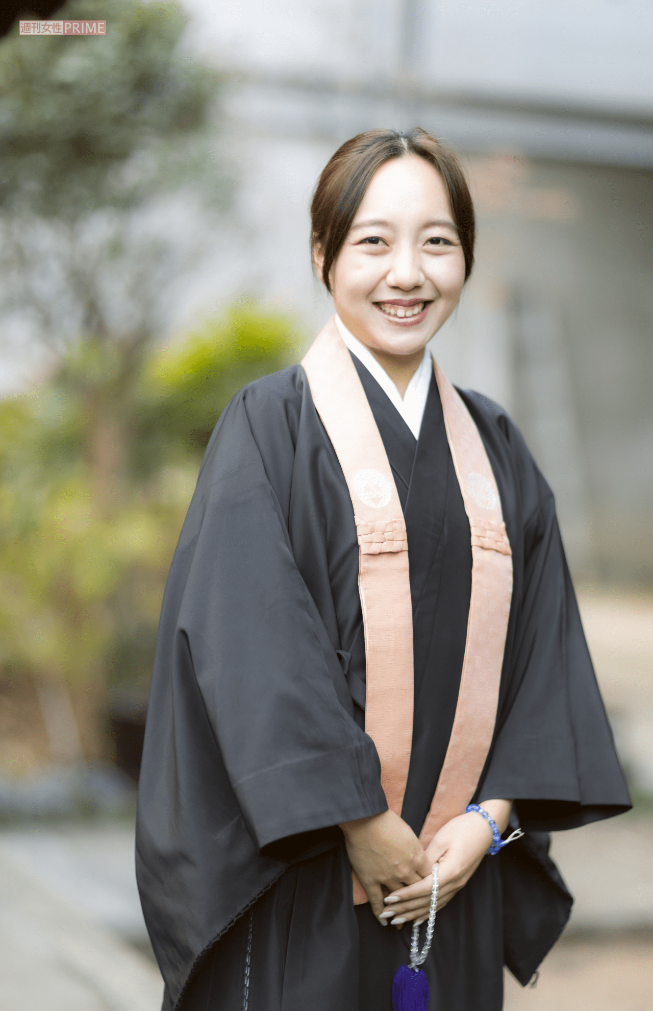 光明寺の副住職・中村有希さん（撮影／矢島泰輔）