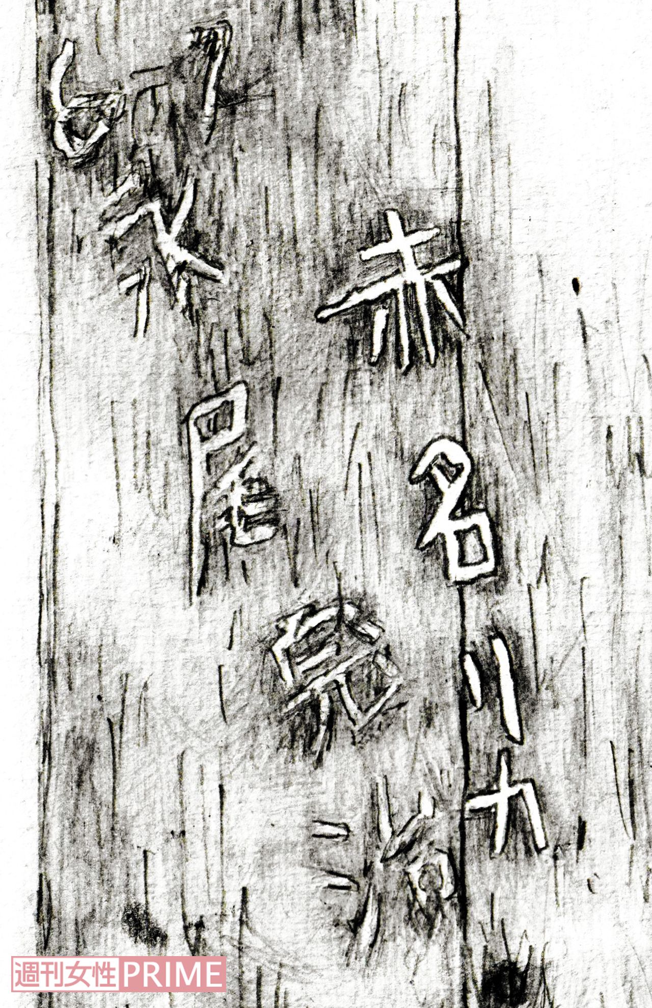 ドラマ『東京ラブストーリー』のワンシーン　イラスト／さきもとしほ