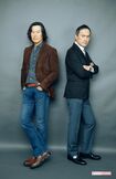 豊川悦司と渡辺 謙 撮影/渡邊智裕