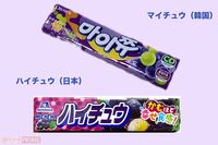 それってパクリじゃないですか？『ハイチュウ』ではなく『マイチュウ』きのこの山にかっぱえびせんに東京ば…