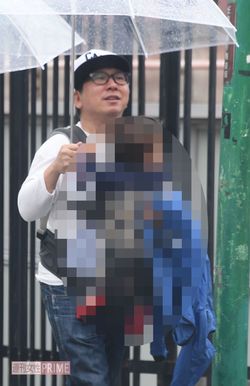 悪天候でも気分が踊る、田中裕二パパ