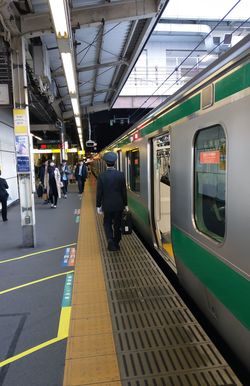 混雑時には乗客でいっぱいの埼京線