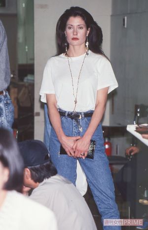 '93年、川崎麻世の不倫会見に現れたカイヤ